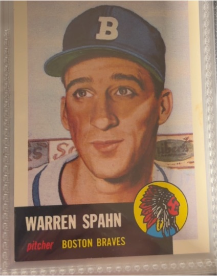 1991 Topps Archives 1953 #147 Warren Spahn Boston Braves — front