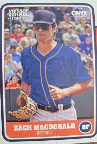 2025 Onyx Vintage Extended Back Variation #OVZAMA Zach MacDonald — front
