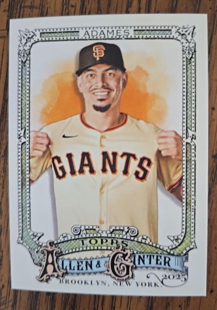 2025 Topps Allen & Ginter #129 Willy Adames — front