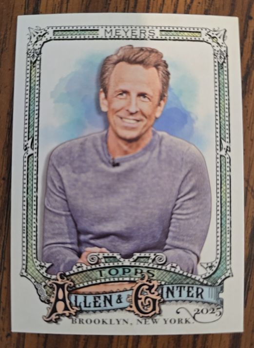 2025 Topps Allen & Ginter #292 Seth Meyers — front