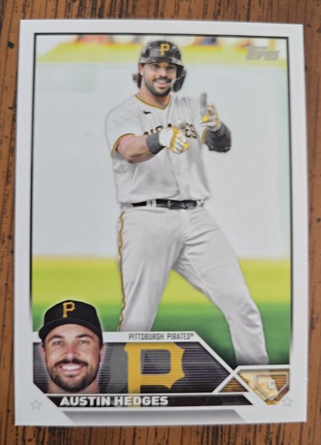 2023 Topps #385 Austin Hedges — front