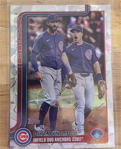 2025 Topps Update #US309 Dirt Dynamos Dansby Swanson/Matt Shaw — front