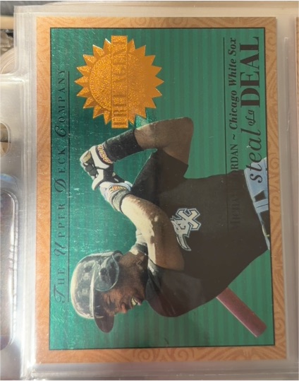 1995 Upper Deck #SD15 Michael Jordan Steal of a Deal — front