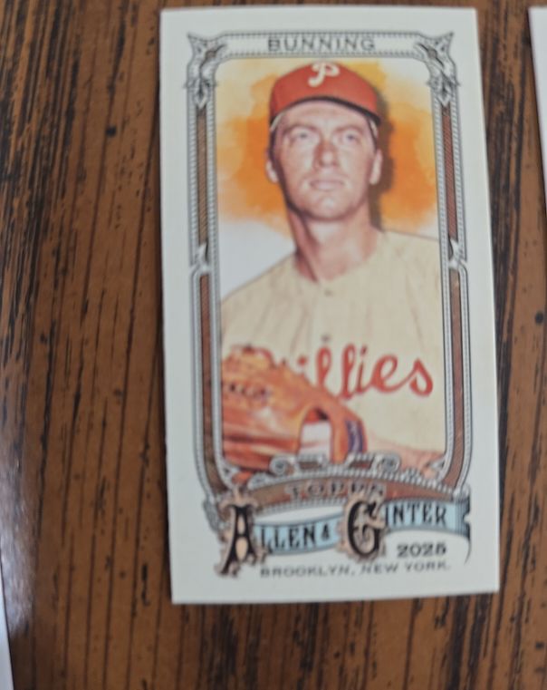2025 Topps Allen & Ginter #345 Jim Bunning — front