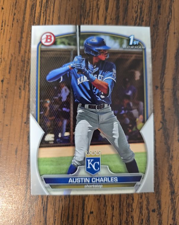 2023 Bowman #BP-17 Austin Charles — front