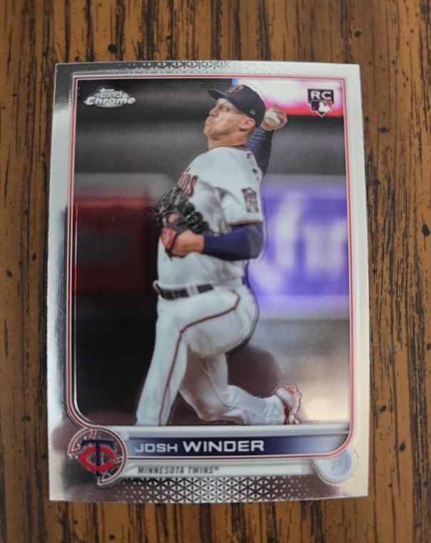 2022 Topps Chrome Update #USC137 Josh Winder — front