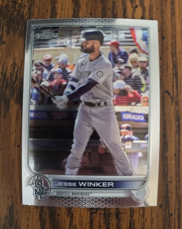 2022 Topps Chrome Update #USC17 Jesse Winker — front