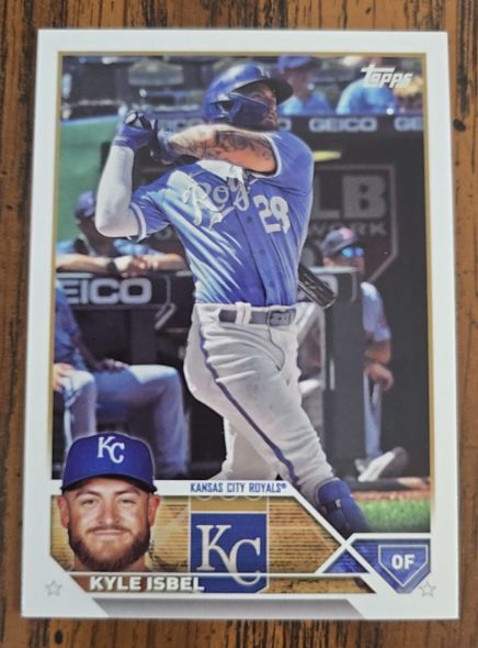2023 Topps #578 Kyle Isbel — front