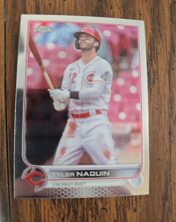 2022 Topps Chrome Update #USC20 Tyler Naquin Cincinnati Reds — front