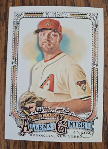 2025 Topps Allen & Ginter #195 Corbin Burnes — front