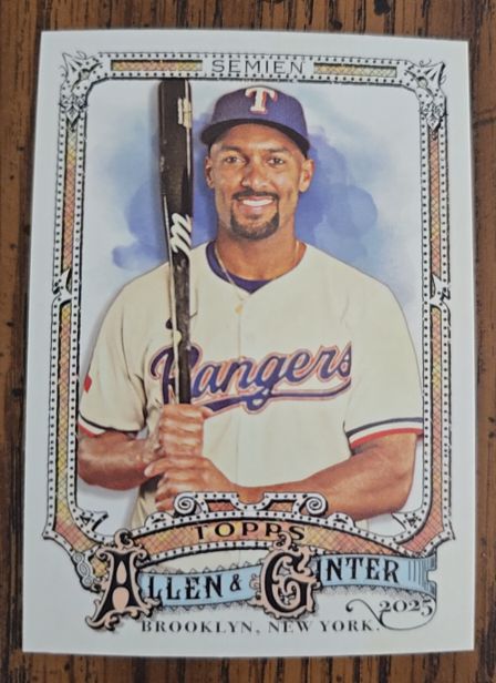 2025 Topps Allen & Ginter #212 Marcus Semien — front