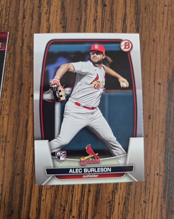 2023 Bowman #47 Alec Burleson — front