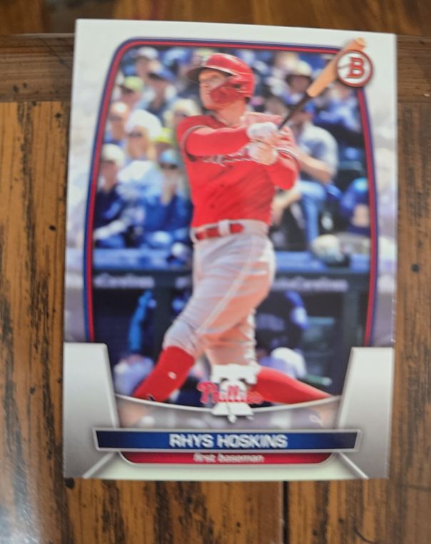 2023 Bowman #66 Rhys Hoskins — front