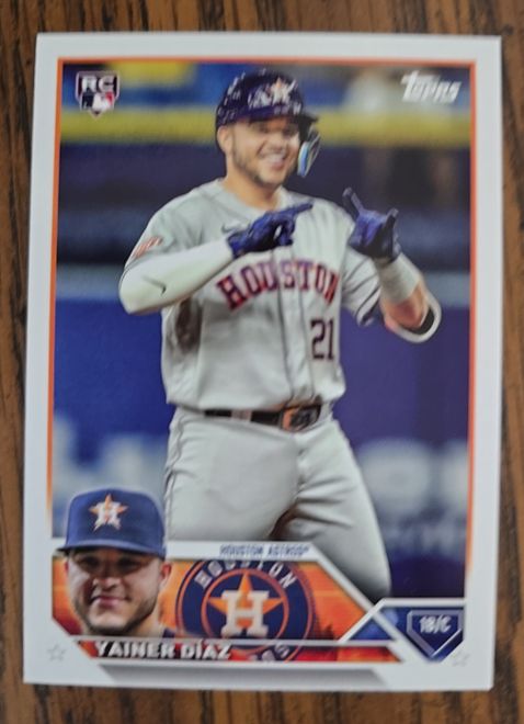 2023 Topps #635 Yainer Díaz — front