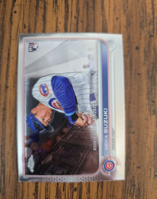 2022 Topps Chrome Update #USC144 Seiya Suzuki — front