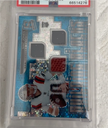 2021 Panini Spectra Building Blocks #BB-MJ Mac Jones — front