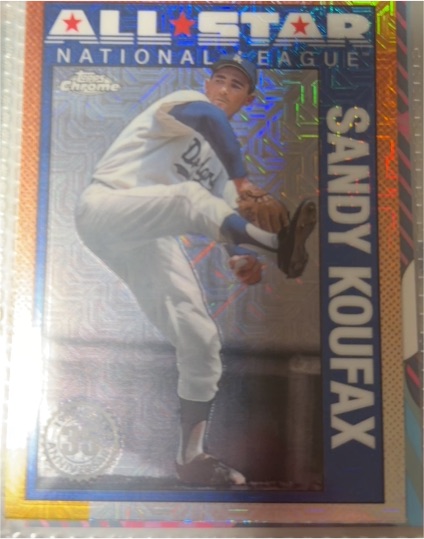 2025 Topps Series 2 #90ASC-46 Sandy Koufax 1990 Topps Chrome All-Stars — front