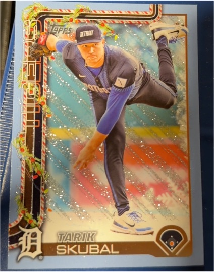 2025 Topps Holiday #H74 Tarik Skubal — front