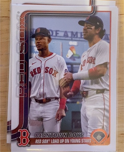 2025 Topps Update #US241 Marcelo Mayer / Kristian Campbell Beantown Boys — front