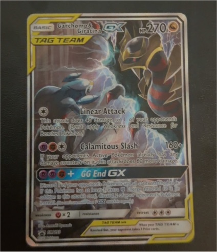 2019 Pokémon SM193 Garchomp & Giratina GX Tag Team — front