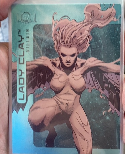 2025 SkyBox Metal Universe Batman #128 Lady Clay — front