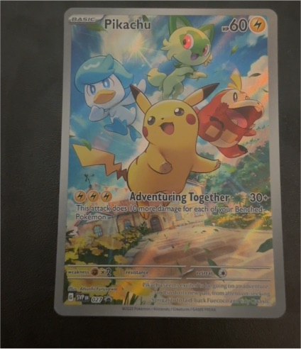 2023 Pokémon #027 Pikachu Scarlet & Violet Promo — front
