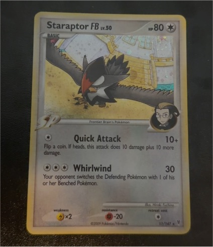 2009 Pokémon Platinum Supreme Victors #11 Staraptor FB Lv.50 — front