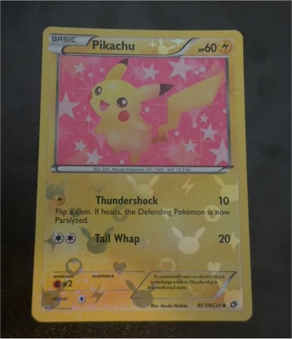 Pokémon Legendary Treasures Radiant Collection RC7 Pikachu — front