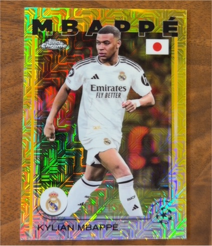 2024-25 Topps Chrome UEFA Club Competitions #1 Kylian Mbappe — front
