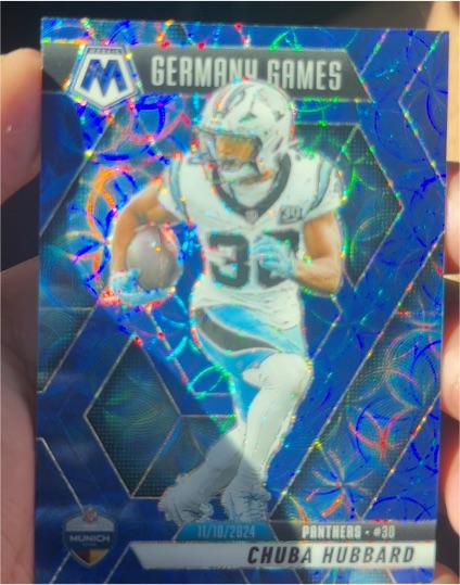 2024 Panini Mosaic #30 Chuba Hubbard — front