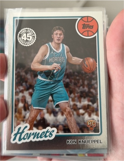 2025-26 Topps #80BK-53 Kon Knueppel 1980-81 Topps Basketball — front