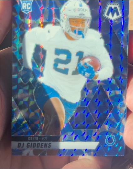 2025 Panini Mosaic #21 DJ Giddens — front