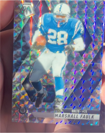 2025 Panini Mosaic #28 Marshall Faulk — front