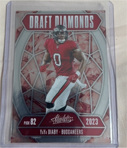 2025 Panini Absolute Draft Diamonds #DD-YDY YaYa Diaby — front