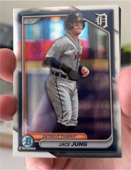 2024 Bowman Chrome Prospects #BCP-5 Jace Jung — front