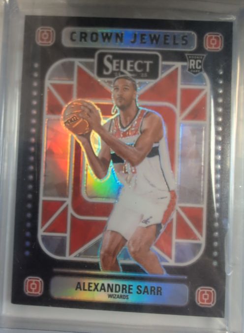 2024-25 Panini Select Crown Jewels #2 Alexandre Sarr — front