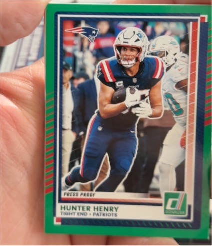 2025 Donruss #69 Hunter Henry — front
