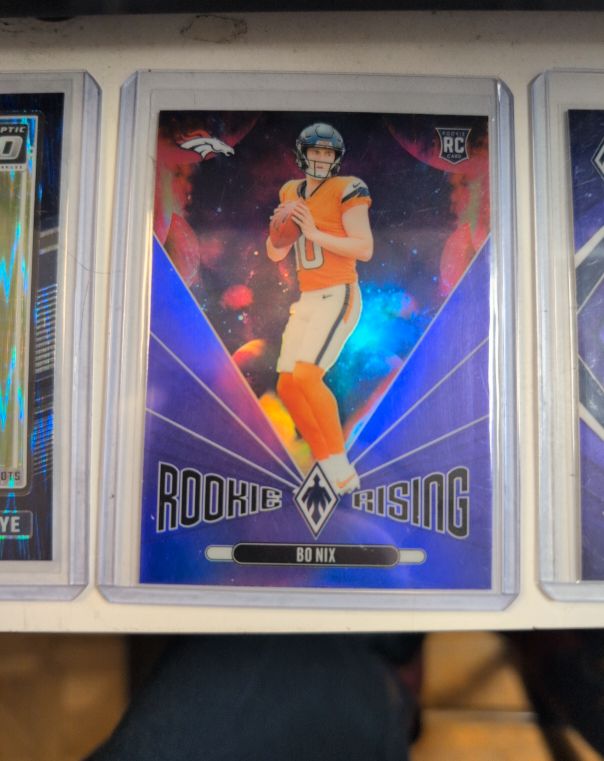2024 Panini Phoenix Rookie Rising #RR-BNX Bo Nix — front