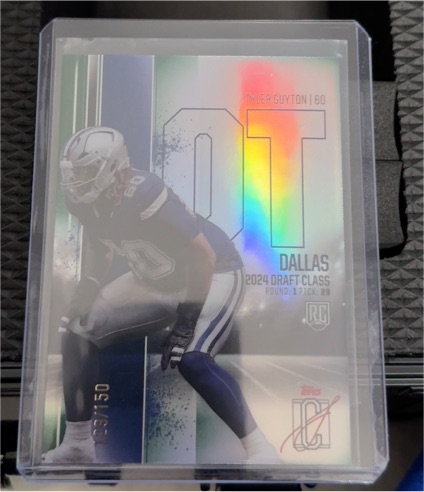 2024 Topps Signature Class #60 Tyler Guyton — front