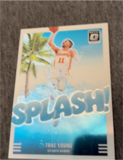 2024-25 Panini Donruss Optic #9 Trae Young Splash! — front