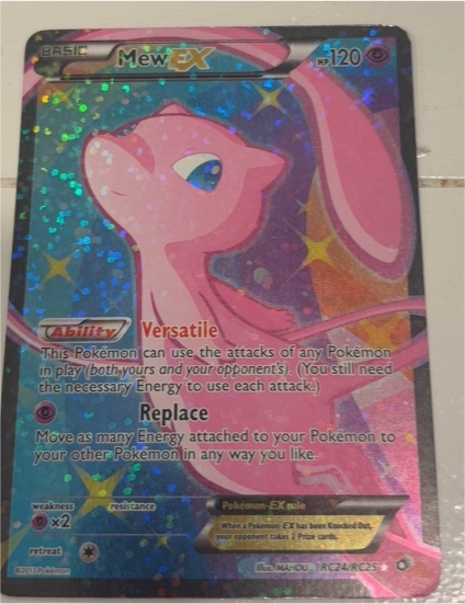 2013 Pokémon RC24/RC25 Mew EX — front
