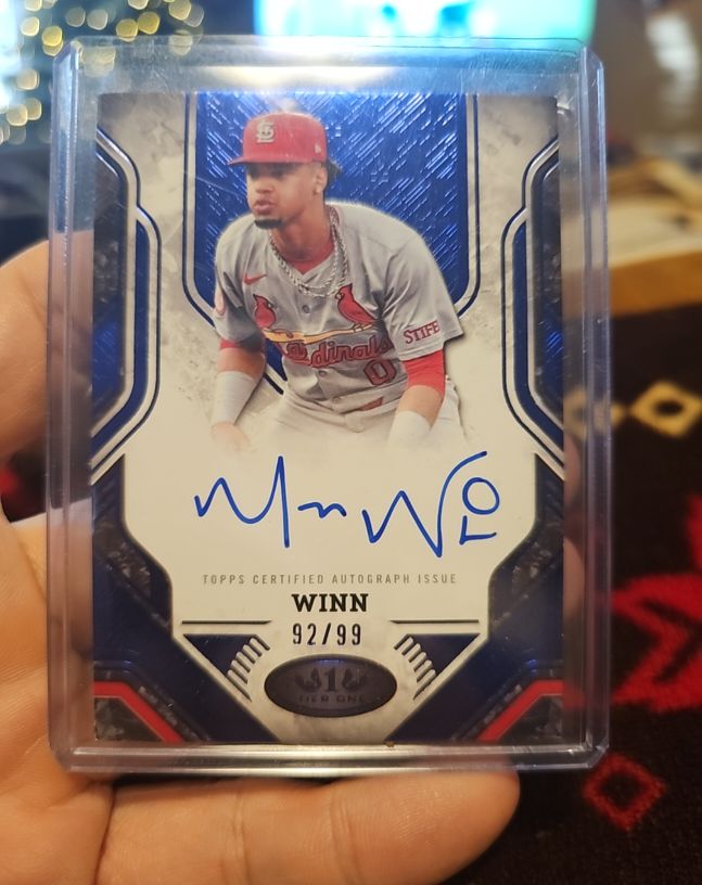 2025 Topps Tier One Prime Performers Auto Masyn Winn #PPA-MW — front
