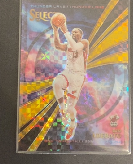2022-23 Panini Select #11 Bam Adebayo Thunder Lane — front