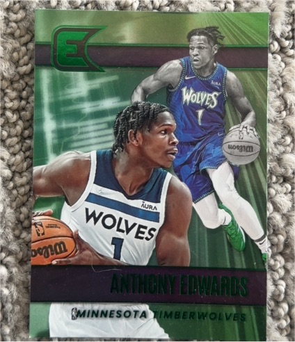 2021-22 Panini Chronicles Essentials #307 Anthony Edwards — front