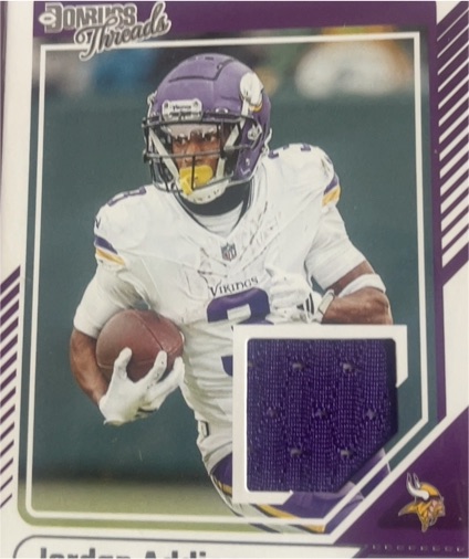 2024 Donruss Threads #28 Jordan Addison — front