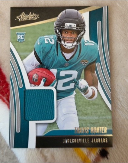 2025 Panini Absolute #ARM-THR Travis Hunter — front