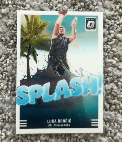 2024-25 Panini Donruss Optic #1 Luka Dončić Splash! — front