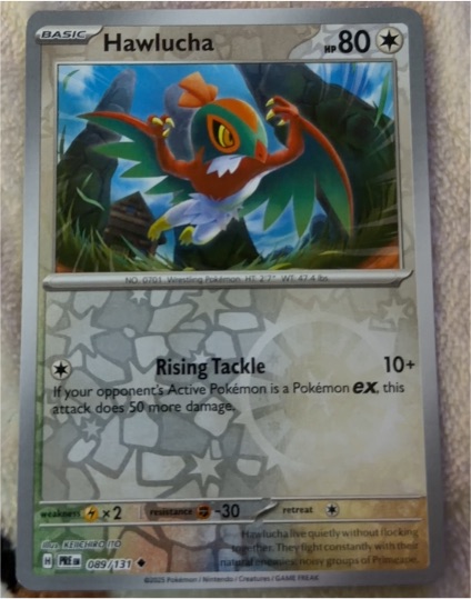 2025 Pokémon SV: Prismatic Evolutions #089 Hawlucha — front