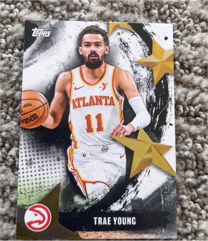 2025-26 Topps Stars of the NBA #SA-25 Trae Young — front