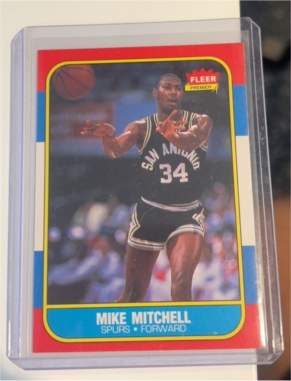 1986-87 Fleer #74 Mike Mitchell — front